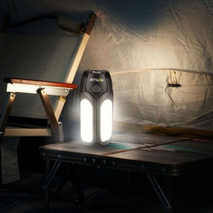 LED презареждаема къмпингова лампа със соларен панел LED/3W/1600 mAh IPX4