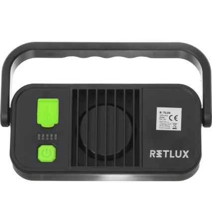 LED работен фенер с функция powerbank LED/4400 mAh IP44 жълто/черно