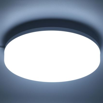 LED RGBW Димируем плафон за баня LED/20W/230V Wi-Fi IP44 бял