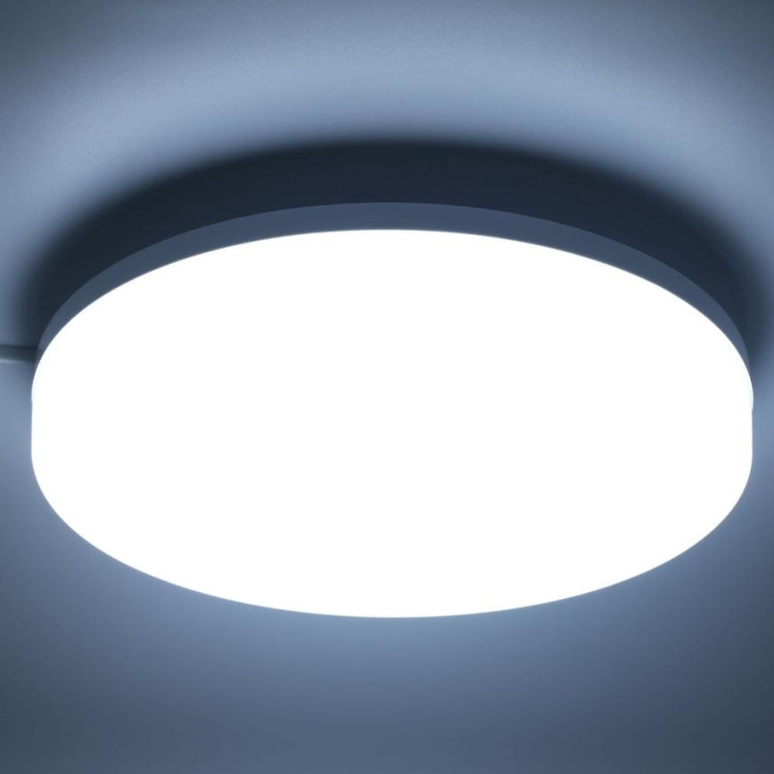 LED RGBW Димируем плафон за баня LED/20W/230V Wi-Fi IP44 бял