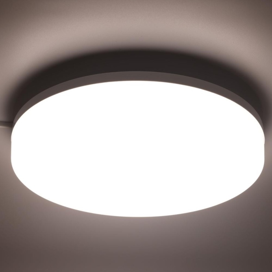 LED RGBW Димируем плафон за баня LED/20W/230V Wi-Fi IP44 бял