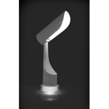LED RGBW Димируема акумулаторна настолна лампа LED/5W/5V 2000 mAh 3000/6000K бяла