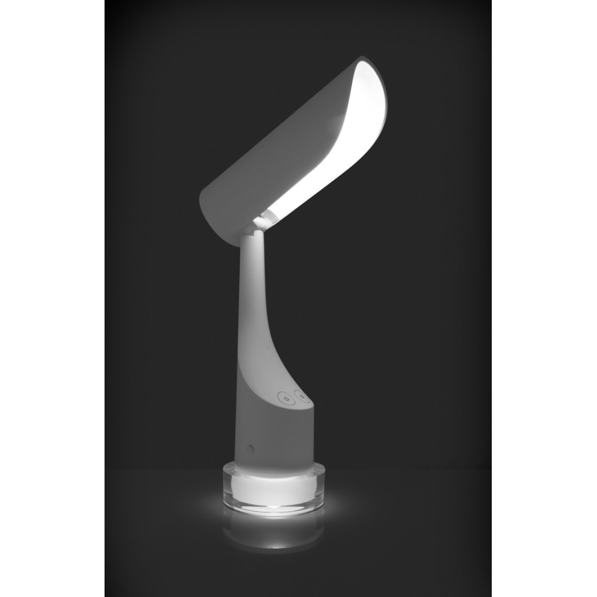 LED RGBW Димируема акумулаторна настолна лампа LED/5W/5V 2000 mAh 3000/6000K бяла