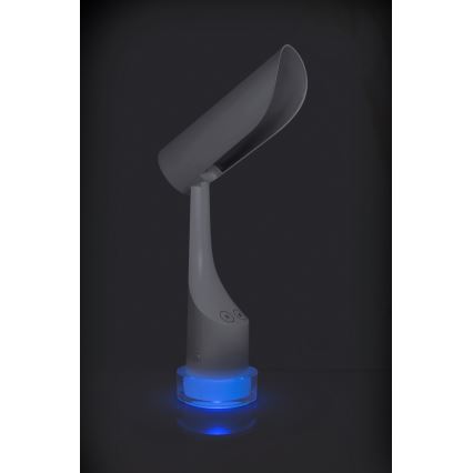 LED RGBW Димируема акумулаторна настолна лампа LED/5W/5V 2000 mAh 3000/6000K бяла