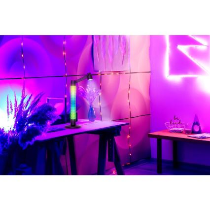 LED RGBW Димируема настолна лампа LED/10W/5V 2700-6000K Wi-Fi Tuya + дистанционно управление