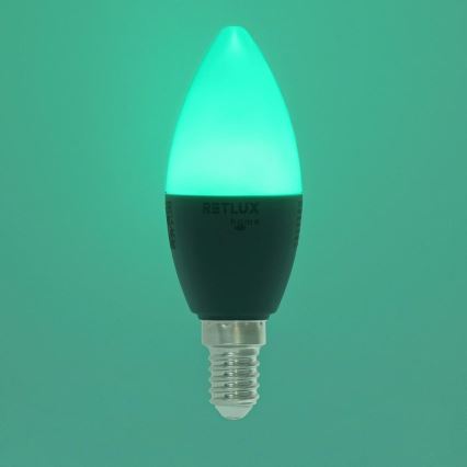 LED RGBW Димируема крушка C37 E14/4,5W/230V 2700-6500K Wi-Fi Tuya