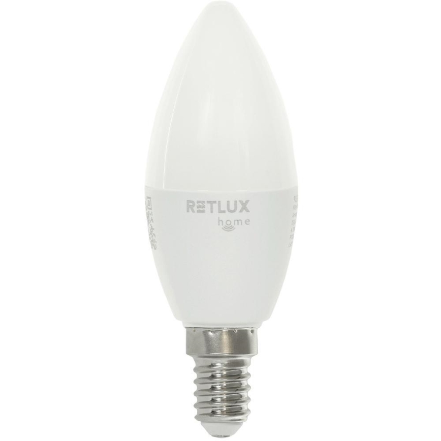 LED RGBW Димируема крушка C37 E14/4,5W/230V 2700-6500K Wi-Fi Tuya