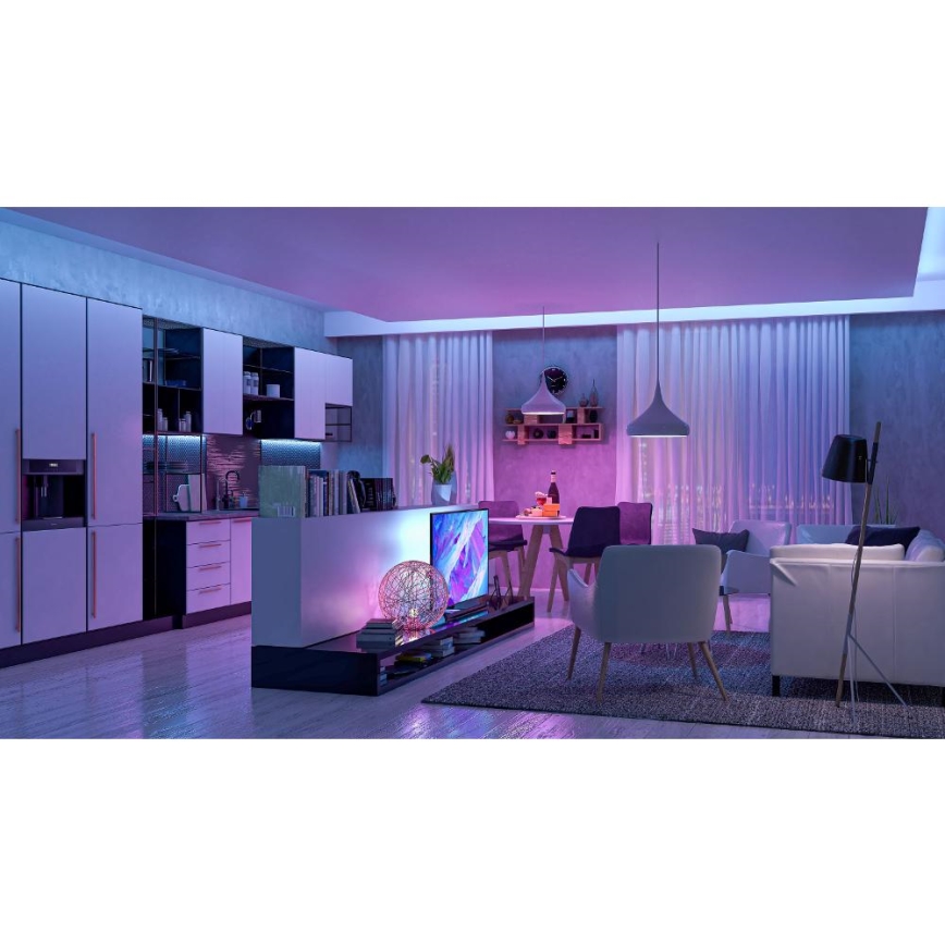 LED RGBW Интелигентен димируема лента 5m LED/230V 2700-6500K Wi-Fi Tuya + дистанционно управление