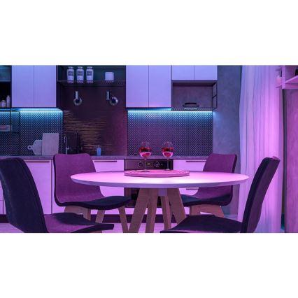 LED RGBW Интелигентен димируема лента 5m LED/230V 2700-6500K Wi-Fi Tuya + дистанционно управление