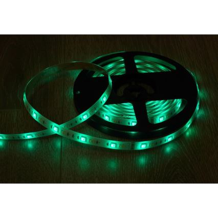 LED RGBW Интелигентен димируема лента 5m LED/230V 2700-6500K Wi-Fi Tuya + дистанционно управление