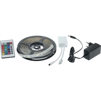 LED RGBW Интелигентен димируема лента 5m LED/230V 2700-6500K Wi-Fi Tuya + дистанционно управление