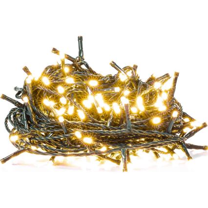 LED външна коледна верига 1000xLED 105m топла бяла IP44