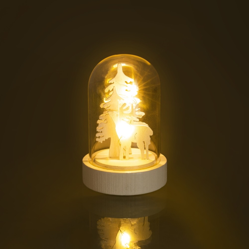 LED Коледна декорация 1xLED/1xCR2032 топло бяло