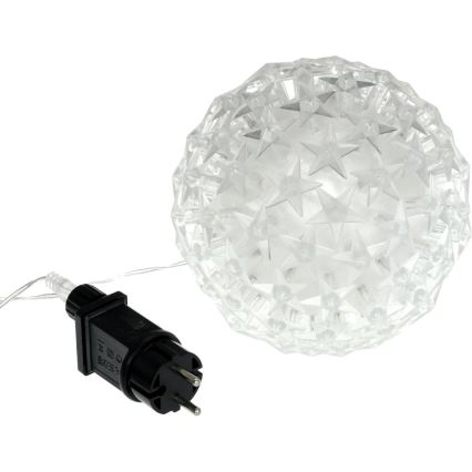 LED Коледна декорация LED/230V/топло бял сфера