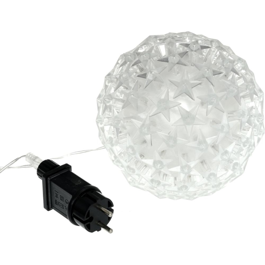LED Коледна декорация LED/230V/топло бял сфера