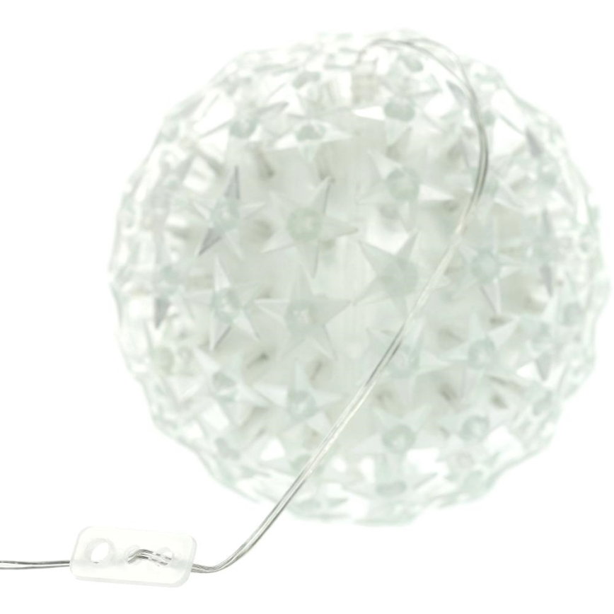 LED Коледна декорация LED/230V/топло бял сфера