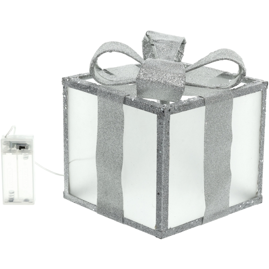 LED Коледна декорация LED/2xAA 15 см подарък
