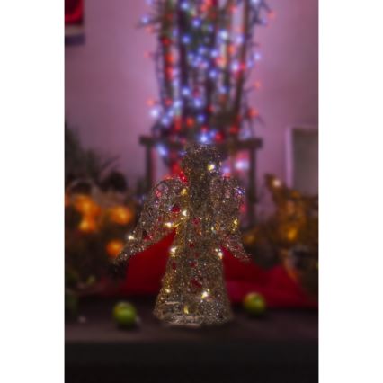 LED Коледна декорация LED/2xAA ангел