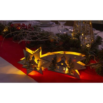LED Коледна декорация LED/2xAA комета