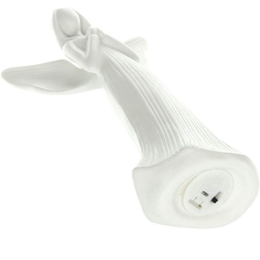 LED Коледна декорация LED/2xLR44/топло бял ангел