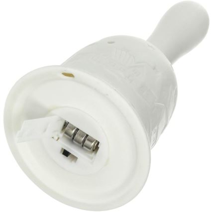 LED Коледна декорация LED/2xLR44/топло бял камбана