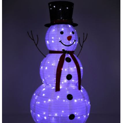 LED Коледна декорация LED/3,6W/230V 180 см IP44 снежен човек