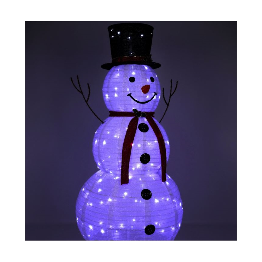 LED Коледна декорация LED/3,6W/230V 180 см IP44 снежен човек