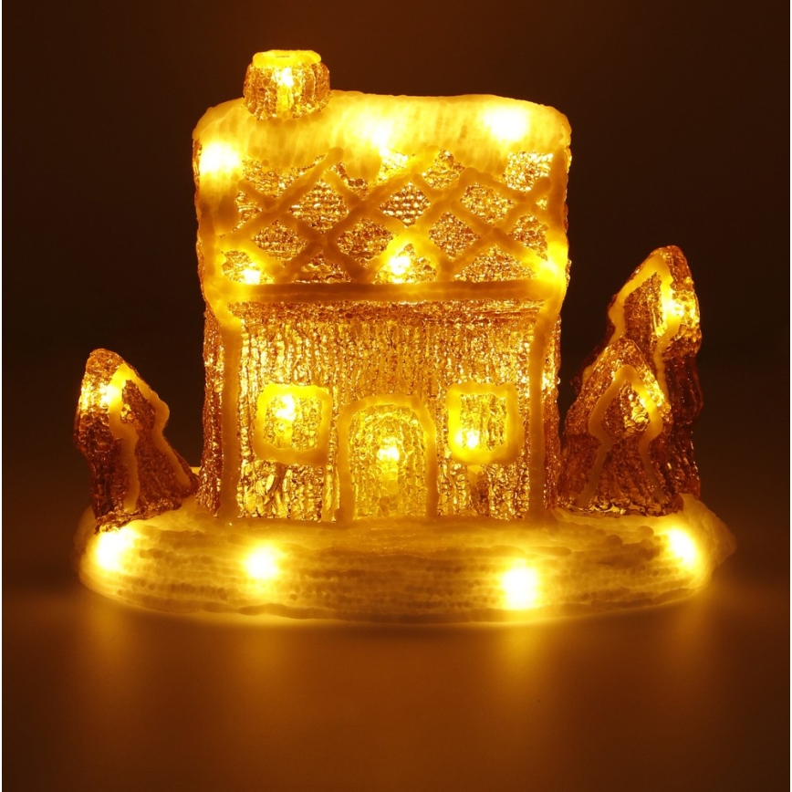 LED Коледна декорация LED/3xAA топло бяла