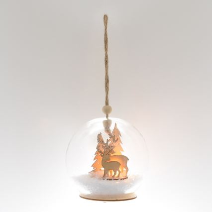 LED Коледна декорация LED/3xLR44 топло бял