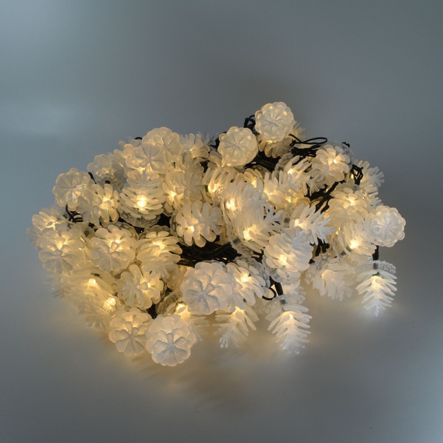 LED коледен външен гирлянд 80xLED/25m IP44 топла бяла
