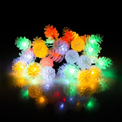 LED Коледни екстериорни лампички 80xLED/25м IP44 многоцветни