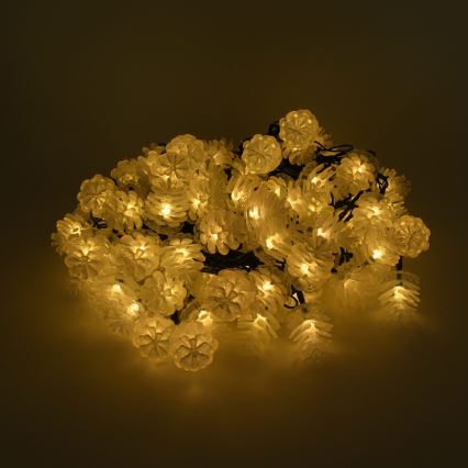 LED Коледни екстериорни лампички 80xLED/25м IP44 топло бели