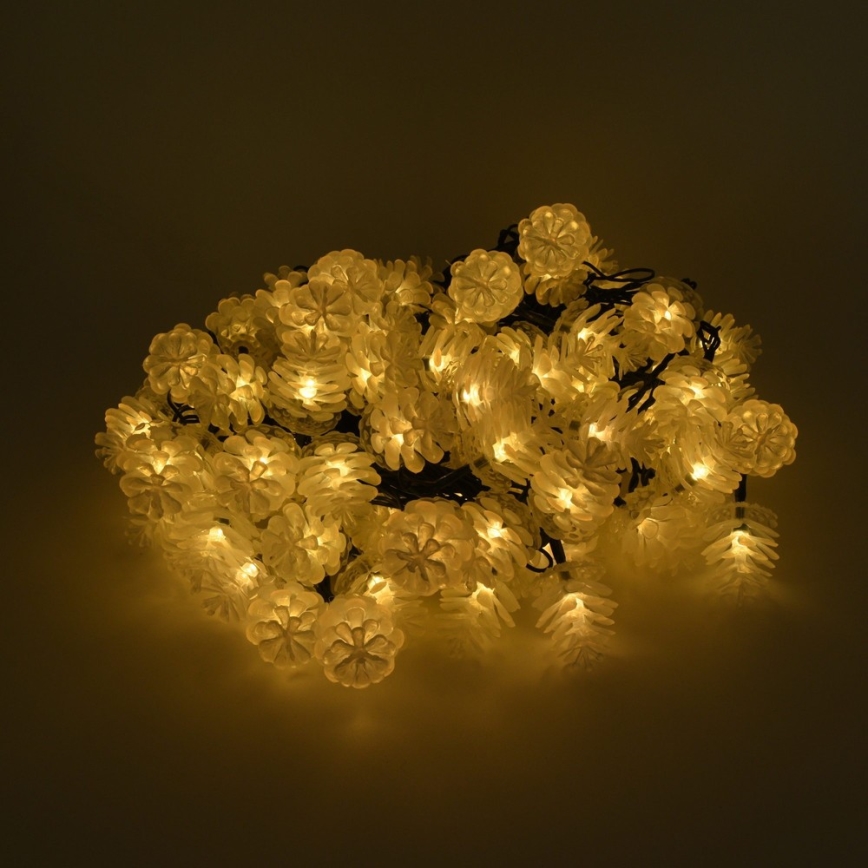 LED Коледни екстериорни лампички 80xLED/25м IP44 топло бели