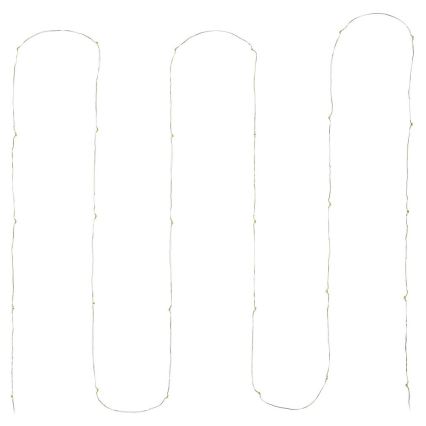 LED Коледни лампички 30xLED/3xAA 3,3м топло бели