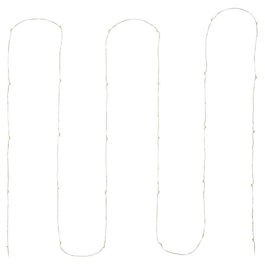 LED Коледни лампички 30xLED/3xAA 3,3м топло бели