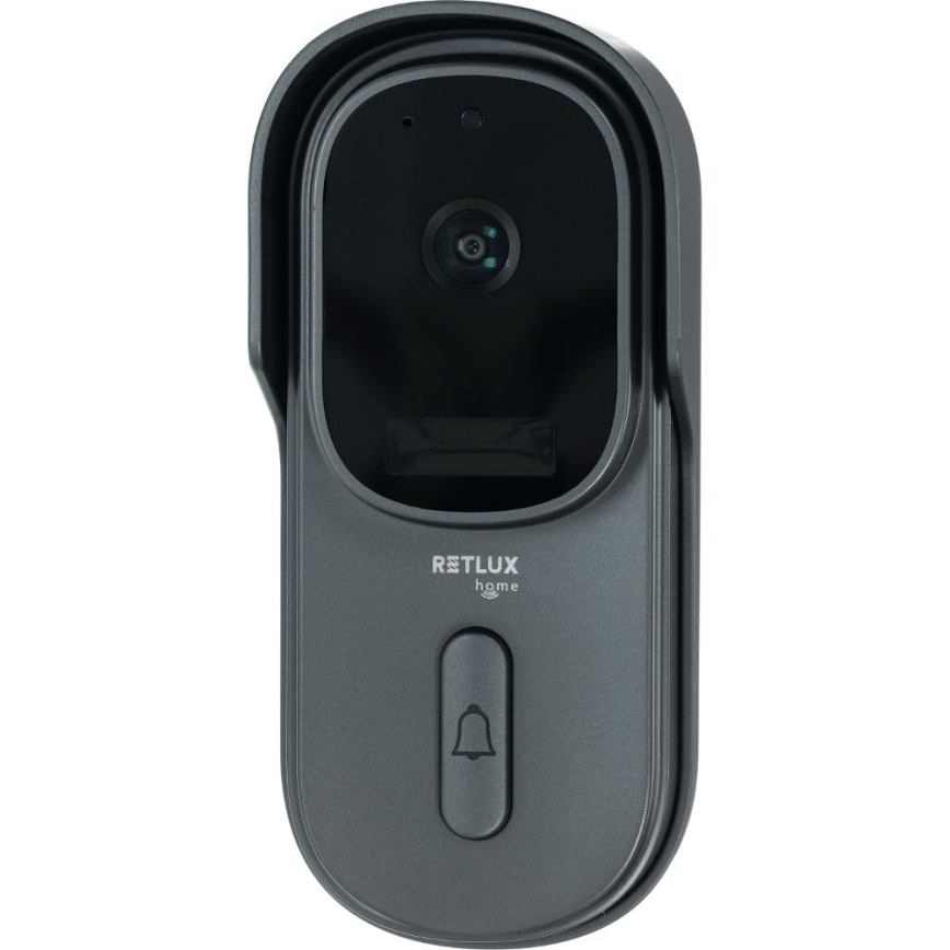 Видео звънец за врата със сензор за движение 5MPx 1440p 5200 mAh Wi-Fi IP65 антрацит