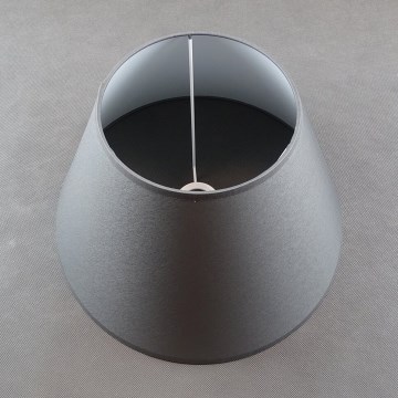 Резервен абажур за настолна лампа E27 24x40 cm сив