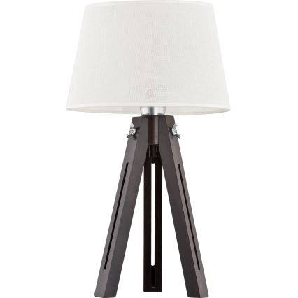 Резервен абажур за настолна лампа LORENZO E27 20x26 см бял