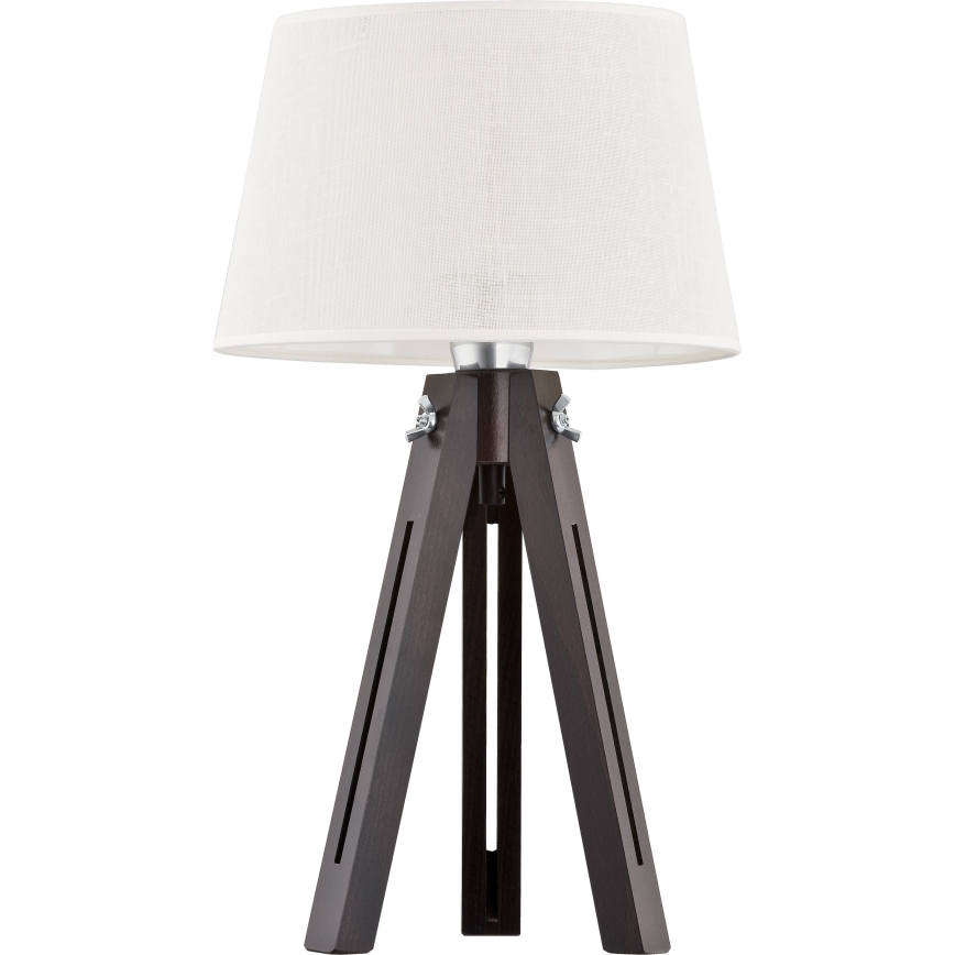 Резервен абажур за настолна лампа LORENZO E27 20x26 см бял