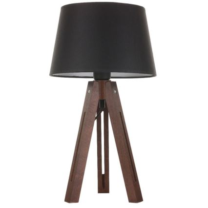Резервен абажур за настолна лампа LORENZO E27 20x26 см черен