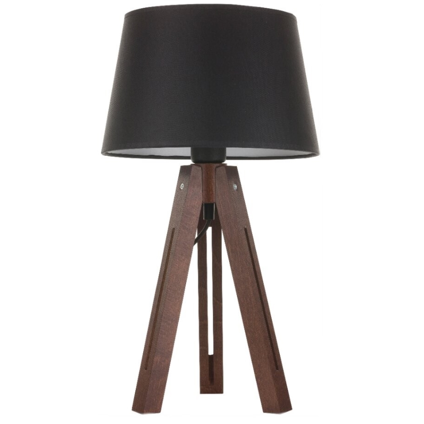 Резервен абажур за настолна лампа LORENZO E27 20x26 см черен