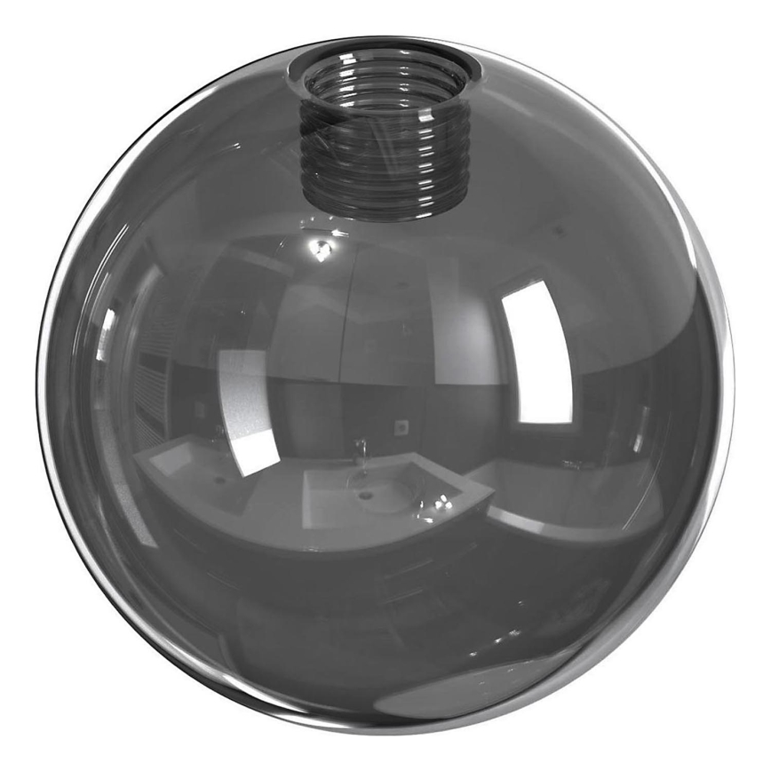 Резервен абажур за полилей и стенен аплик ROSSI, диаметър 14 см, сив/димчест