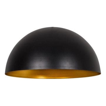 Резервен абажур за полилей на кабел SIVANI, диам. 60 cm, черен/меден