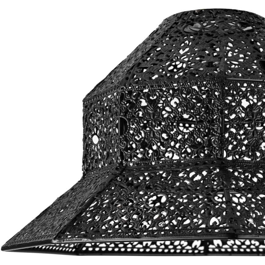 Резервен абажур за полилей SAMIRA E27, диаметър 33 см, черен