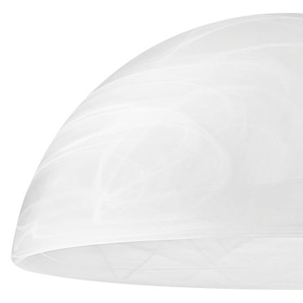 Резервно стъкло за полилей E27 130x300 мм бял