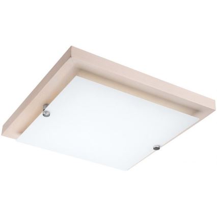 Резервен стъклен абажур 25x25 см бял