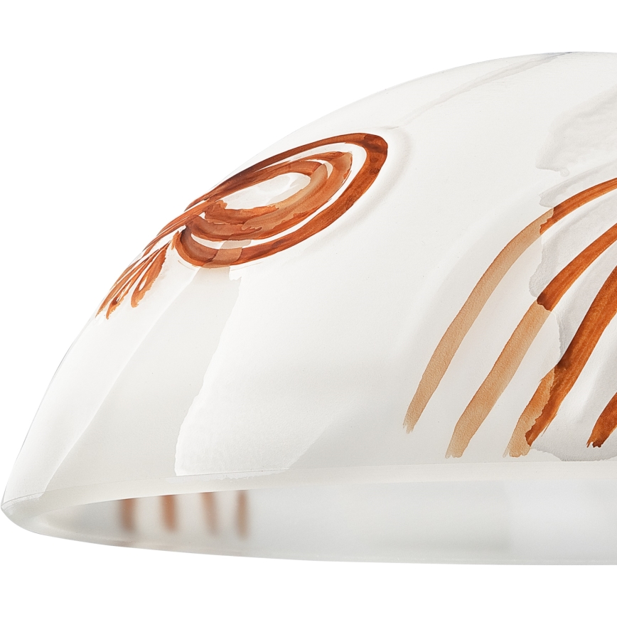 Резервно стъкло за полилей SFERA E27 120x300 мм бял/оранжев