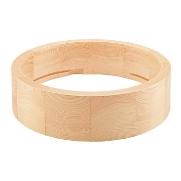 Резервна дървена рамка за таванно осветително тяло NATURAL E27 с диаметър 27 см