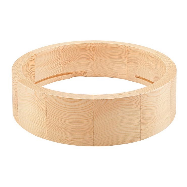 Резервна дървена рамка за таванно осветително тяло NATURAL E27 с диаметър 27 см