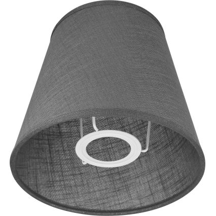 Резервен абажур за стенен аплик LORENZO E27, диаметър 16 см, сив